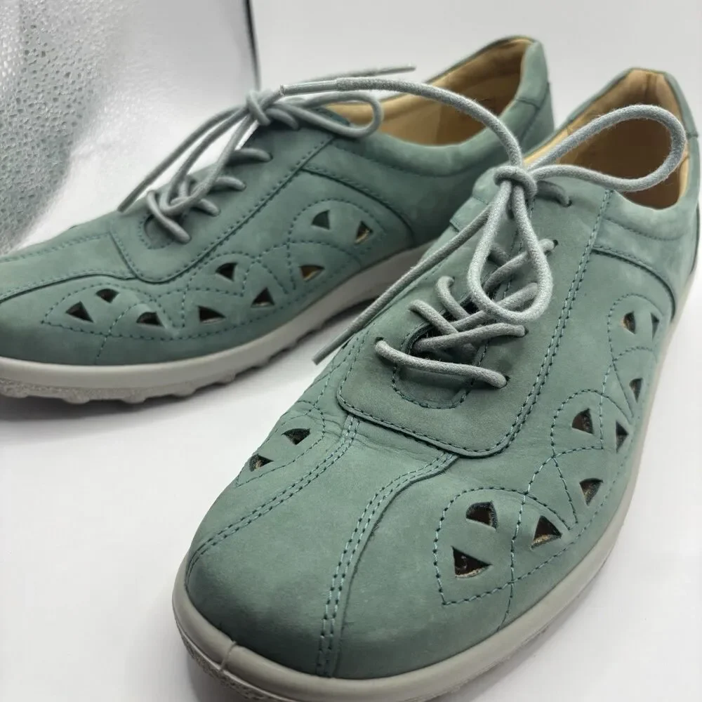 Hotter Comfort Shoes Womens Size 11 Leather Suede